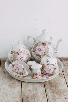 Tea set Stock Photos
