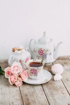 Tea set Stock Photos