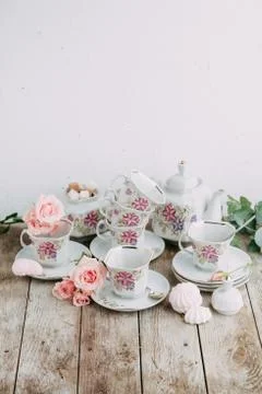 Tea set Stock Photos