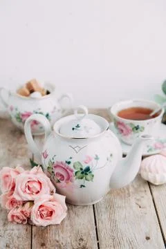 Tea set Stock Photos