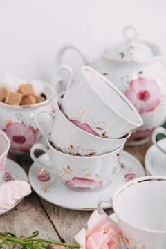 Tea set Stock Photos