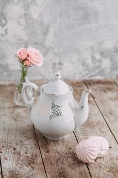 Tea set Stock Photos