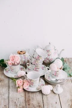 Tea set Stock Photos