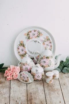 Tea set Stock Photos