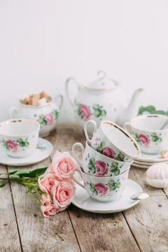 Tea set Stock Photos