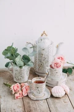 Tea set Stock Photos