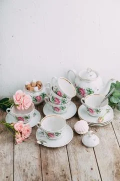 Tea set Stock Photos