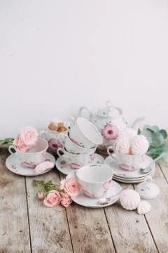 Tea set Stock Photos