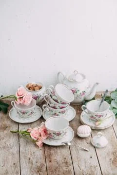 Tea set Stock Photos