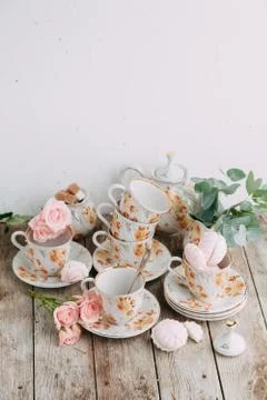 Tea set Stock Photos