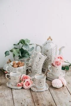 Tea set Stock Photos