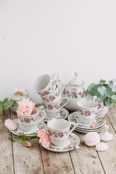 Tea set Stock Photos
