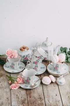 Tea set Stock Photos