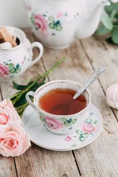 Tea set Stock Photos