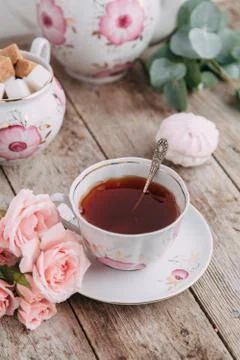 Tea set Stock Photos