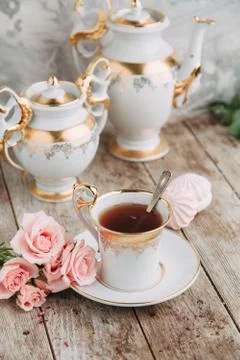 Tea set Stock Photos