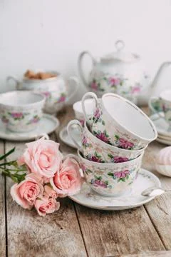 Tea set Stock Photos