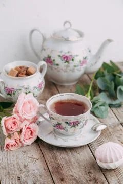 Tea set Stock Photos