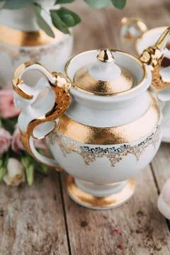 Tea set Stock Photos