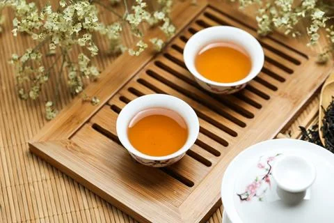 Tea set Foto stock