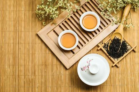 Tea set Foto stock