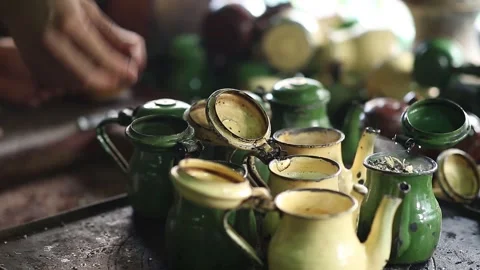 Tea Shop in Peshawar Pakistan Video stock 250904053