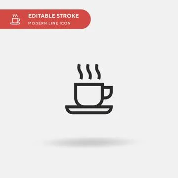 Tea Simple vector icon. Illustration symbol design template for web mobile UI Stock Illustration