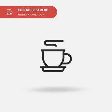 Tea Simple vector icon. Illustration symbol design template for web mobile UI 스톡 일러스트