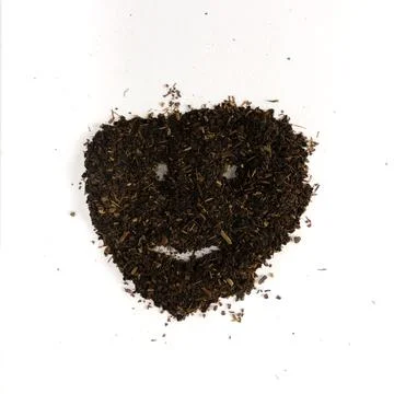 Tea smile face Stock Photos
