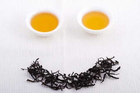 Tea smiley face Stock Photos