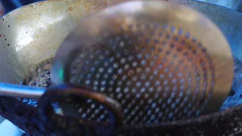 Tea snack, deep fried oily unhealthy food. home made recipe. Stock Footage 245298189