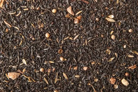 Tea with spices background Stock Photos