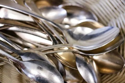 Tea spoon Stock Photos