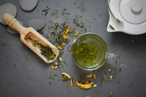 Tea still life Stock Photos