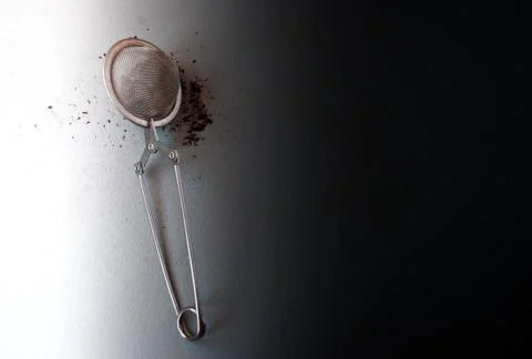 Tea strainer close up Stock Photos
