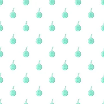 Tea strainer pattern, cartoon style Stock Illustration