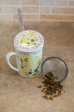 Tea strainer Stock Photos