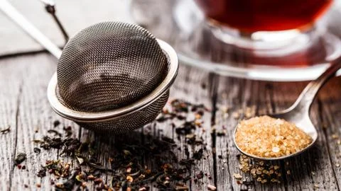 Tea strainer Stock Photos