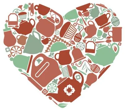 Tea symbol Stock Illustration