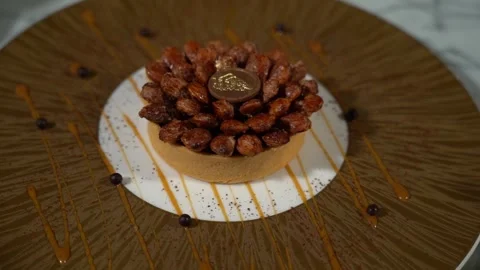 Tea table, a cake, a cup of tea and a teapot 9 스톡 동영상 295223295