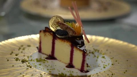 Tea table, a cake, a cup of tea and a teapot 10 Stock Footage 295223301