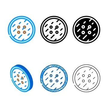 Tea table styleset top view color icon vector Stock Illustration