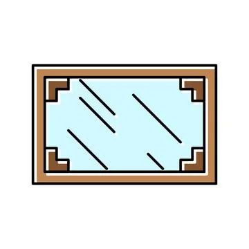 Tea table top view color icon vector illustration Illustrazione stock