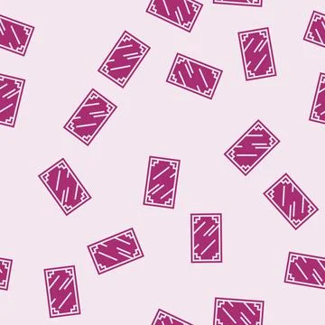 Tea table top view glyph seamless pattern Illustrazione stock