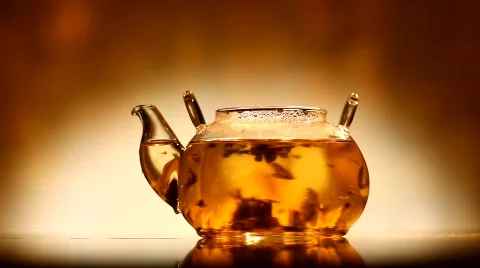 Tea in teapot Stock Footage 719922