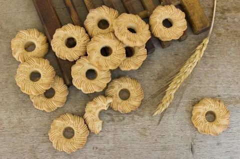 Tea time biscuits Stock Photos