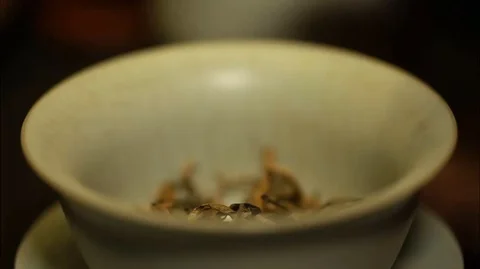 Tea Time In China Stock Footage 107653832