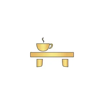 Tea time computer symbol Stock Illustration