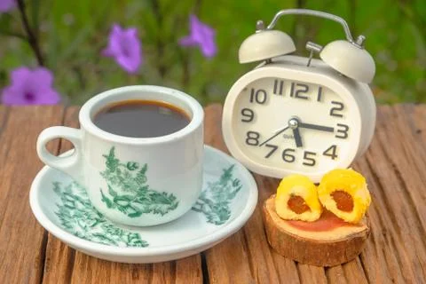 Tea Time Concept Foto stock