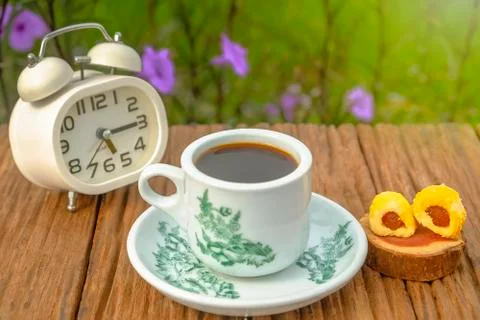 Tea Time Concept Foto stock